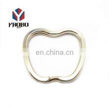 Wholesale Good Quality Metal Supplier Appled Shaped Key Ring thumbnail-4