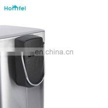 5L Trash Bin Retangular Shape Pedal Soft Close Silver Stainless Steel Color thumbnail-4