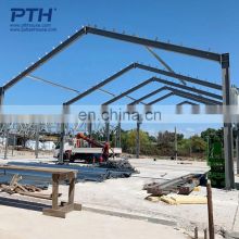Luxury prefabricated light steel frame steel structure prefab house villa for school