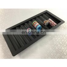 Favourable Price Black Plastic Custom Professional Set Casino Rack Poker Chip Set Case