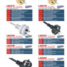 Austrailian Power Cord 3 Wire 10A 250V thumbnail-3
