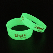 Hot Sale Comfortable Glow the Dark Customized Silicone Wristband thumbnail-1