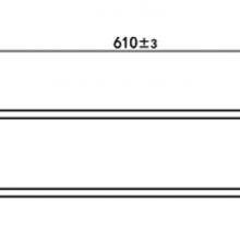 Stainless Steel Bathroom Ware Single Towel Bar Washroom Towel Rack Model 4002B thumbnail-2