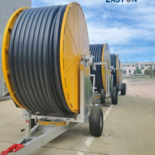 On sale Irrigator JP75-500 Walking Hard Hose Reel Irrigation Equipment