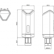 Датчик CO₂/температуры/влажности беспроводной LoRaWAN IP66 (400-10000 ppm) с батареей на 10 лет для умной сельского хозяйства thumbnail-5