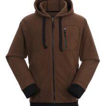 High Quality Warm Outdoor Running Custom Logo Warm Blank Plain Windbreaker Zipper Waterproof Polar Men Winter Polar Fleece Jacket thumbnail-1