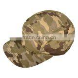 Fashion Custom Flat Top Stylish Pattern Design Cotton Twill Military Style Cap for Promotion thumbnail-2