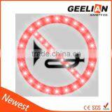 Customize All the Traffic Sign Solar Flashing Warning Light No Honking