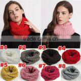 Best Selling Hollowed-out Circle Knitting Lady Winter Scarf thumbnail-1