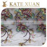 Indian Beaded Tulle Embroidery Bridal Laces Fabrics thumbnail-2