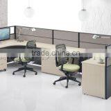 Unique Home Study Wooden Table Workstation/ 2 Seater Office Cubicle ( SZ-WS435) thumbnail-4