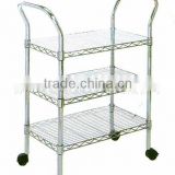 3 layers wire trolley