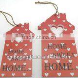 Home Decoration House-shaped Hang Plaque With Letters thumbnail-1