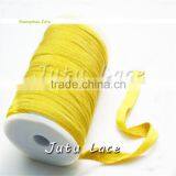 Shiny Custom Printed Frosted Elastic Hair Tie 5/8''Fold Over Elastic Cheap Wide Headbands thumbnail-2