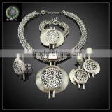 wholesale african fashion silver jewelry set