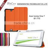 Flip Case Tablet Foldable Back Standing Tab Case for Acer Lconia One 7 B1-770