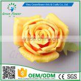 2016 Wholesale MulticolorLuxury Latex PU Artificial Flowers Diamond Rose Head Real Touch Bouquet Wedding Bridal Decor thumbnail-3