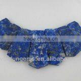 AA Grade Lapis Rectangle Freeform Beads for Necklace thumbnail-1