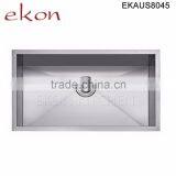 Single Bowl Under Mount Stainless Steel Handmade Kitchen Sink For Sale thumbnail-3
