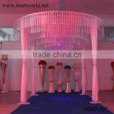 Beautiful White Round Shape Fabric Wedding Mandap Decoration for Weding Decoration Supplise in Guangzhou MBD-007 thumbnail-2