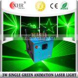 3000MW Green Laser Lighting,3W Event Stage Laser Light Show System