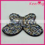 Keering Butterfly Design Handmade Embroidered Beaded Stone Appliques Wholesale WPH-1825 thumbnail-4