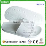 White PU brand slippers for Hotel and Indoor