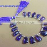 Amethyst Faceted Elongated Pyramid Gemstones