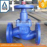 2015 TKFM Hot Sale Gas Medium DIN Standard Bellow Seal Globe Valve Drawing thumbnail-1