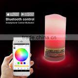 IOS Android Smartphone Controlled RGB Remote Control Led Candle Wax thumbnail-2