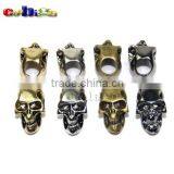 Charm Metal Skull For Paracord Knife Lanyards Paracord Buckle #FLQ053-A/B/C/D