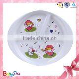 New Product Hot Sale Cartoon Plastic Plates and Dishes Baby Dinnerware thumbnail-3