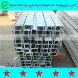 Advanced Manufacturing Technology Hot Dip Galvanized Steel Cross Arm for Electric Power Fitting