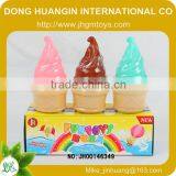 2014 Ice Cream Type Music and Flashing Bubble Gun With Solution