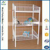 Customized Storage Wire Basket Stand thumbnail-1