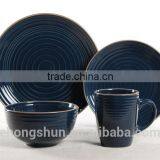 Cheap Color Glazed Stoneware Dinner Set thumbnail-2