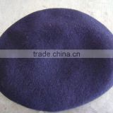 100% wool promotional military beret hats binded with cowhide