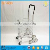 Aluminum alloy shopping cart, climb stairs folding shopping cart