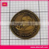 Various styles old gold plated metal coin