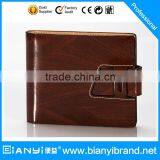 Handmade Italian Leather RFID Blocking Wallet Classical Bi-fold Tan Leather Card thumbnail-1