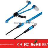 Cheap Zipper Metal Earphone For Promotion thumbnail-1
