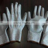 100% HPPE Gloves PU Coated Gloves /Cut Level 5/Cut Resistant Glove thumbnail-2