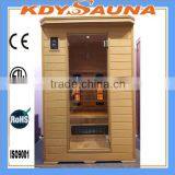 Indoor Movable Wooden Infrared Sauna Spa Cabin Room Hemlock Pine Wood Infrared Sauna Spa Cabin thumbnail-1