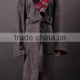 Printed Micro Coral Fleece Bathrobes for Man and Women thumbnail-6