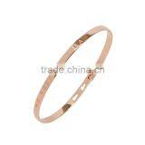 Memories Bangles With Customize Design Word 'NO BEER NO IDEA' With 4mm/7mm Width thumbnail-2