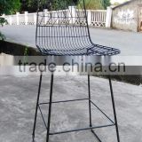 Wire bertoia bar stool, lucy wire high stool