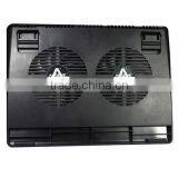 Alseye Ares / ASH-607 Manufacture Good Quality 2 Fans Laptop Electric Cooling Pad thumbnail-4