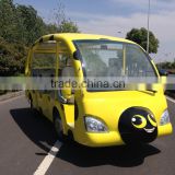 Import china high quality 23 seat electric bus 6.3kw for sightseeing