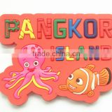 Letter Printing Fish Shaped Funny Promotional Gifts Soft PVC Fridge Magnet