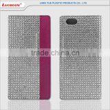 5 Inch Mobile Cell Phone Case Best Austrian Diamond PU Leather Flip Cover for Samsung Galaxy Grand I9082 thumbnail-4